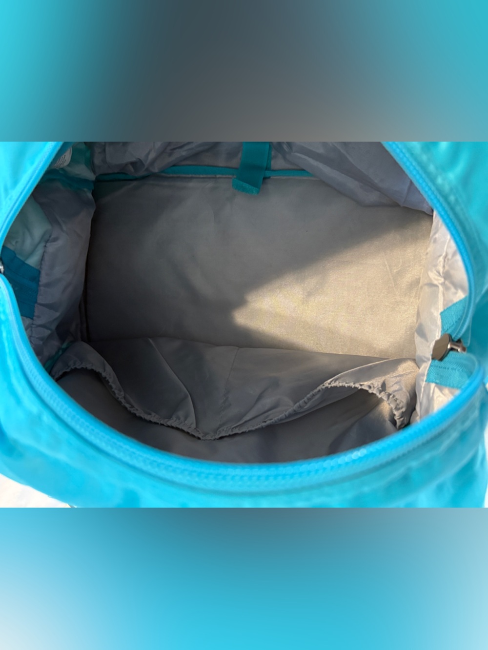 Lug Teal Workout Travel Duffel Bag - Picture 6 of 11
